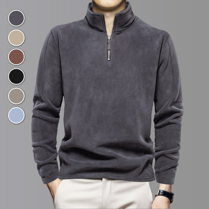 Stylish Half-Zip Long Sleeve Tops for Men