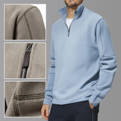 Stylish Half-Zip Long Sleeve Tops for Men