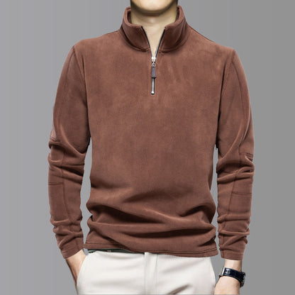 Stylish Half-Zip Long Sleeve Tops for Men