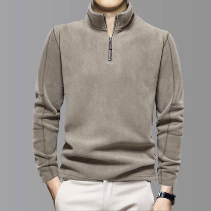 Stylish Half-Zip Long Sleeve Tops for Men