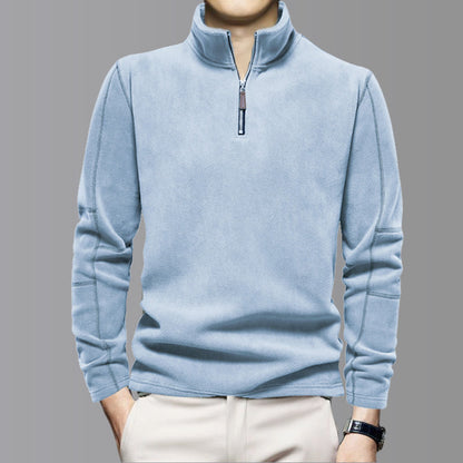 Stylish Half-Zip Long Sleeve Tops for Men