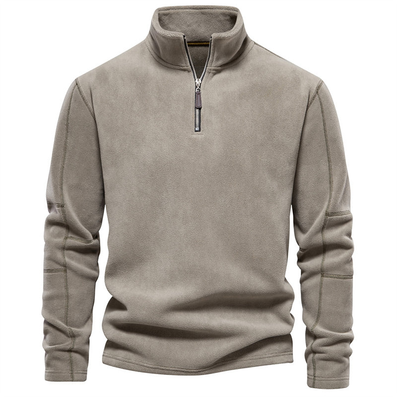 Stylish Half-Zip Long Sleeve Tops for Men