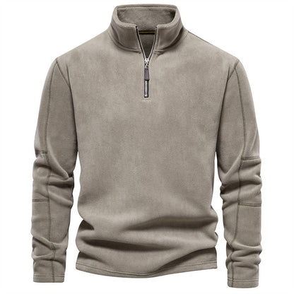 Stylish Half-Zip Long Sleeve Tops for Men