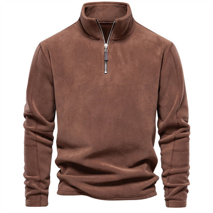 Stylish Half-Zip Long Sleeve Tops for Men