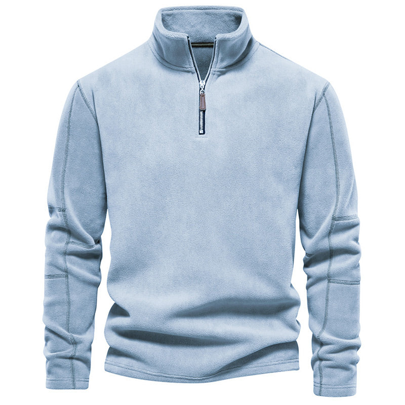 Stylish Half-Zip Long Sleeve Tops for Men