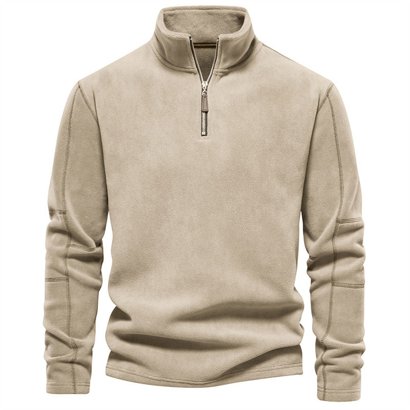 Stylish Half-Zip Long Sleeve Tops for Men