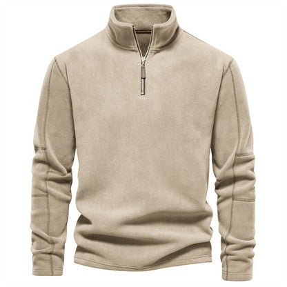 Stylish Half-Zip Long Sleeve Tops for Men