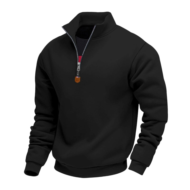 ✨Men's Stand Collar Quarter-Zip Pullover