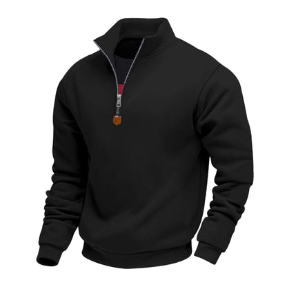 ✨Men's Stand Collar Quarter-Zip Pullover
