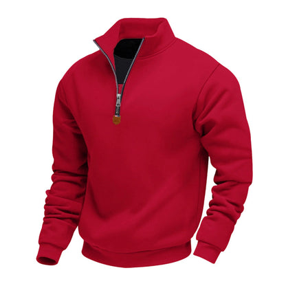 ✨Men's Stand Collar Quarter-Zip Pullover