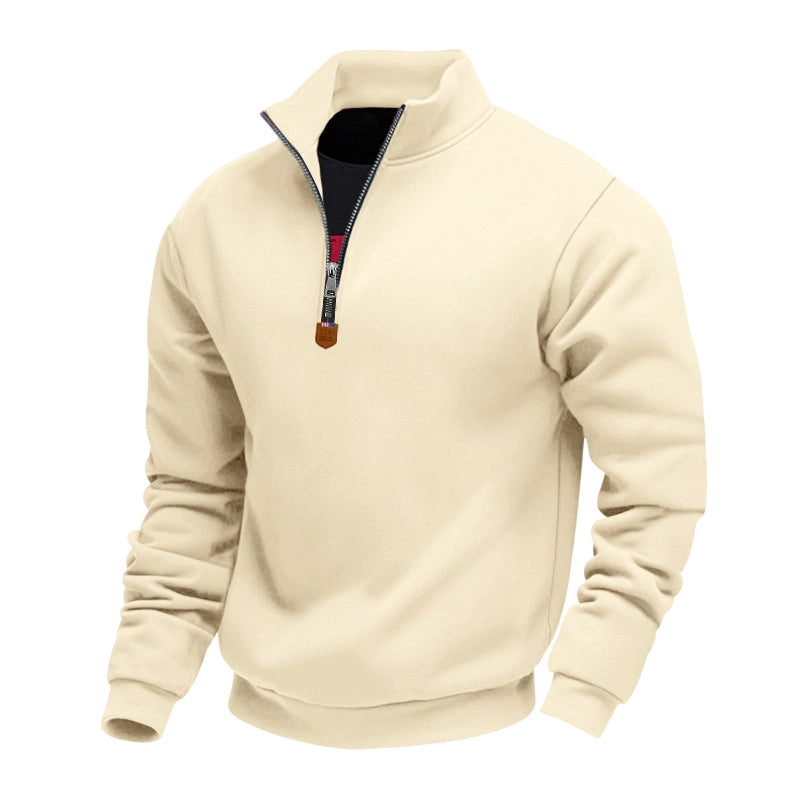 ✨Men's Stand Collar Quarter-Zip Pullover