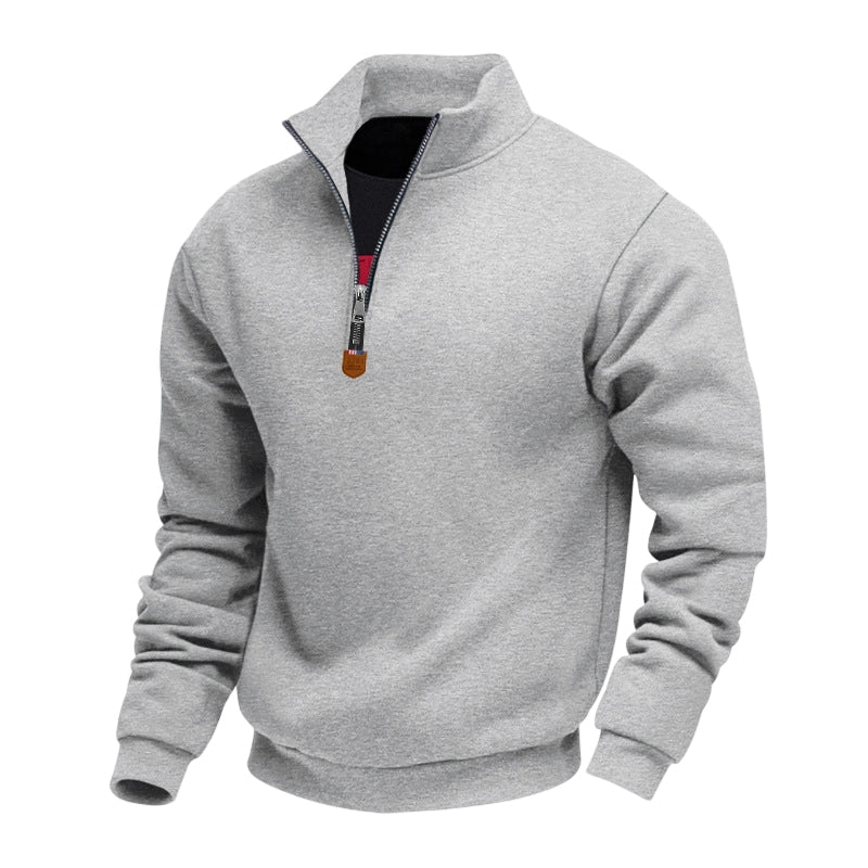 ✨Men's Stand Collar Quarter-Zip Pullover