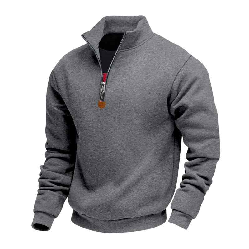 ✨Men's Stand Collar Quarter-Zip Pullover