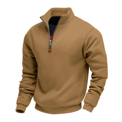 ✨Men's Stand Collar Quarter-Zip Pullover