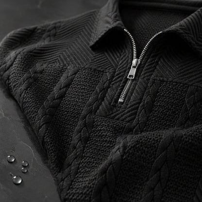 Men's Long Sleeve Half-Zip T-Shirt