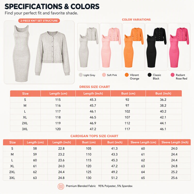 Women's Elegant Camisole Dress & Cropped Jacket Set