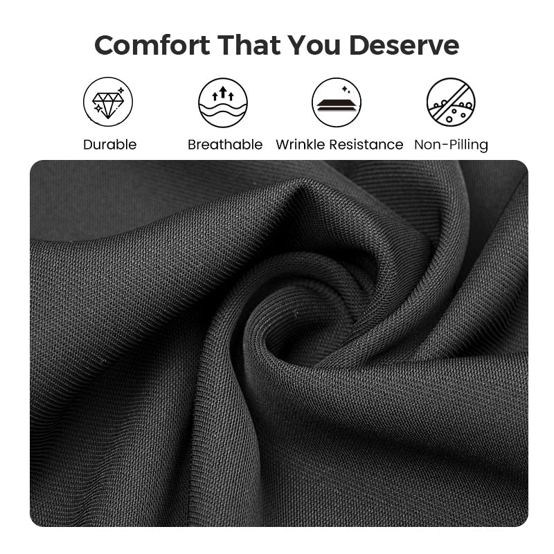Men's Breathable Waffle Texture Collared Top