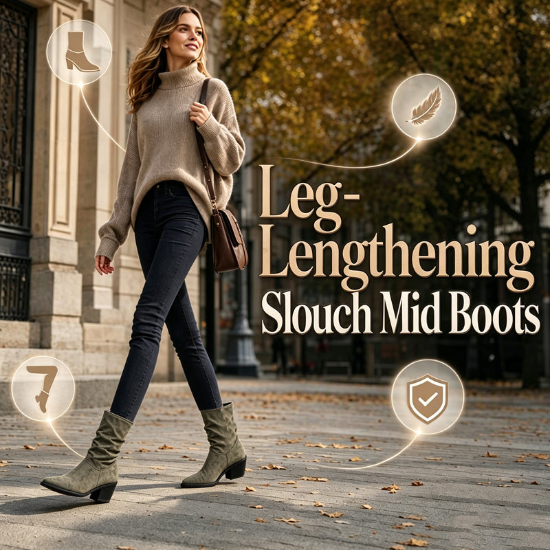 Women's Pointed Toe Chunky Heel Boots