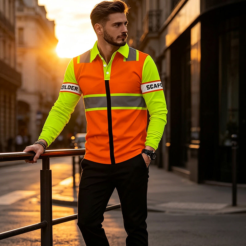 Men's High Visibility Long Sleeve Top