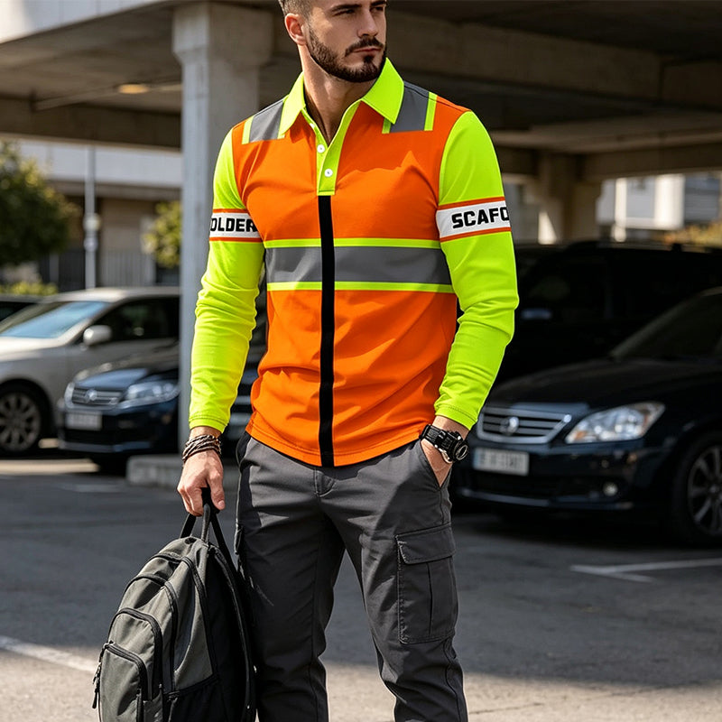 Men's High Visibility Long Sleeve Top