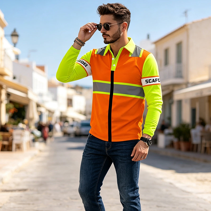 Men's High Visibility Long Sleeve Top