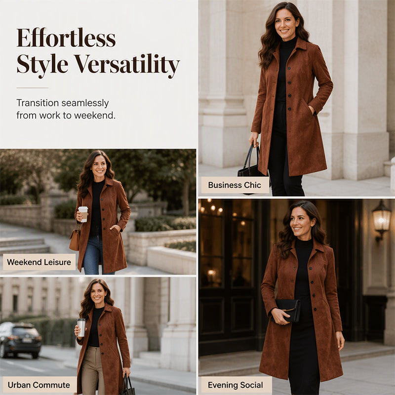 Women's Casual Warm Long Coat