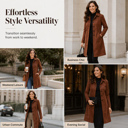 Women's Casual Warm Long Coat