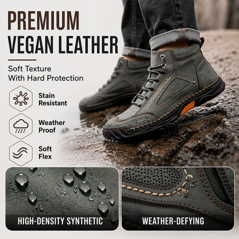 Men's Vintage Durable PU Leather Boots