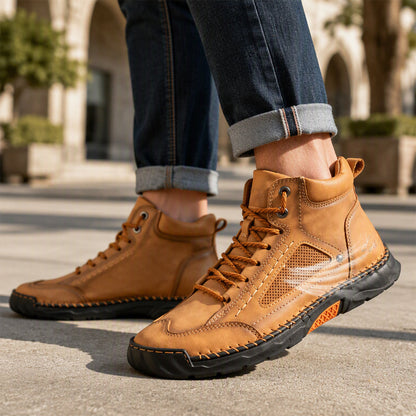 Men's Vintage Durable PU Leather Boots