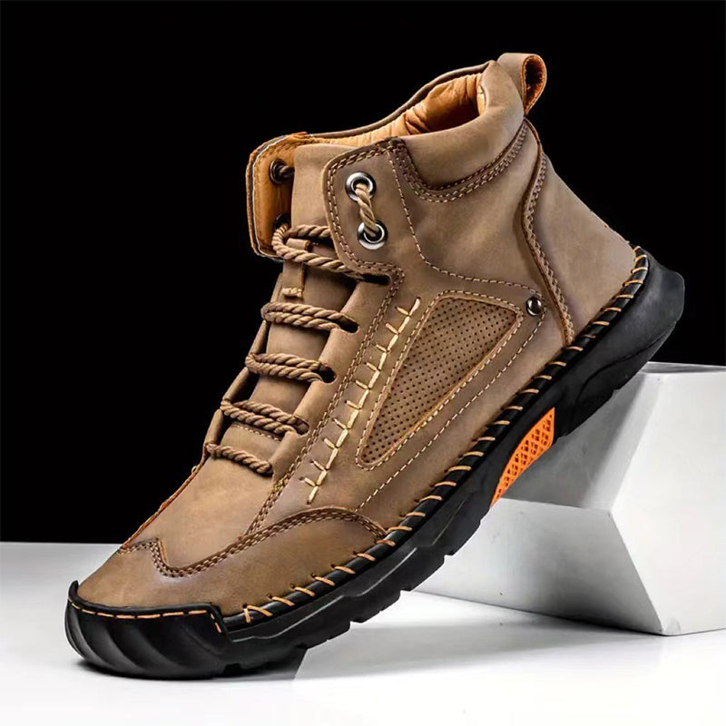 Men's Vintage Durable PU Leather Boots