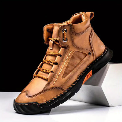 Men's Vintage Durable PU Leather Boots