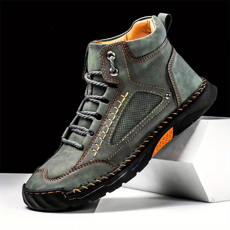 Men's Vintage Durable PU Leather Boots