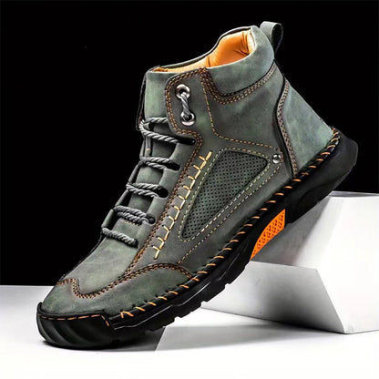 Men's Vintage Durable PU Leather Boots