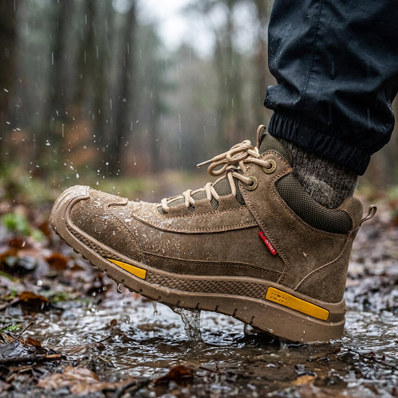 Men's Anti-Smash Steel Toe Safety Shoes