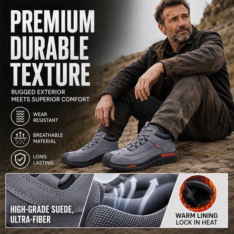 Men's Anti-Smash Steel Toe Safety Shoes