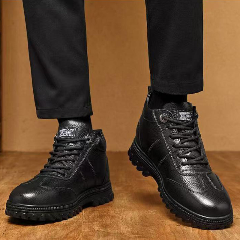 Men’s Warm Plush-Lined Shoes