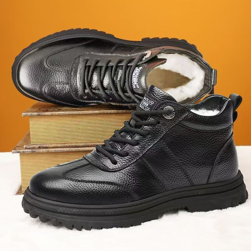 Men’s Warm Plush-Lined Shoes