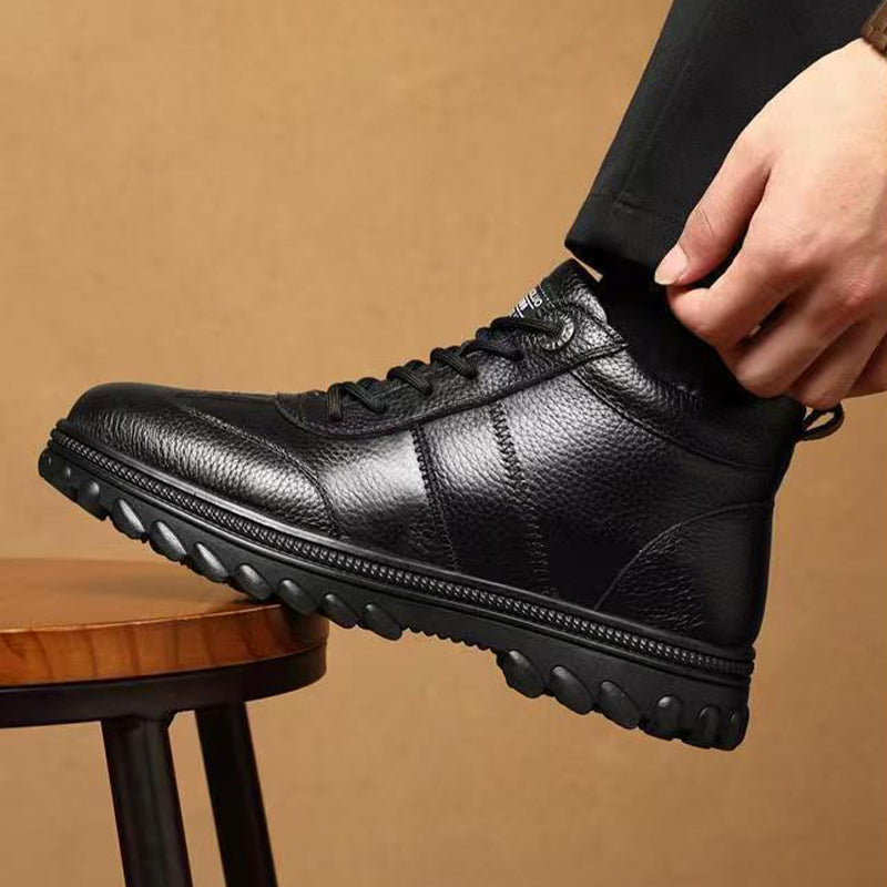 Men’s Warm Plush-Lined Shoes