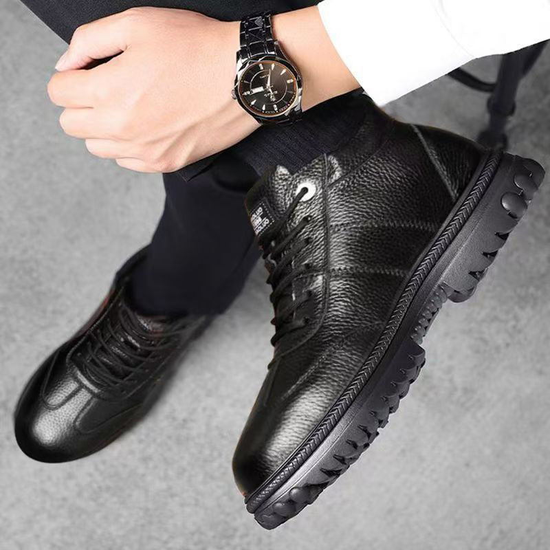 Men’s Warm Plush-Lined Shoes