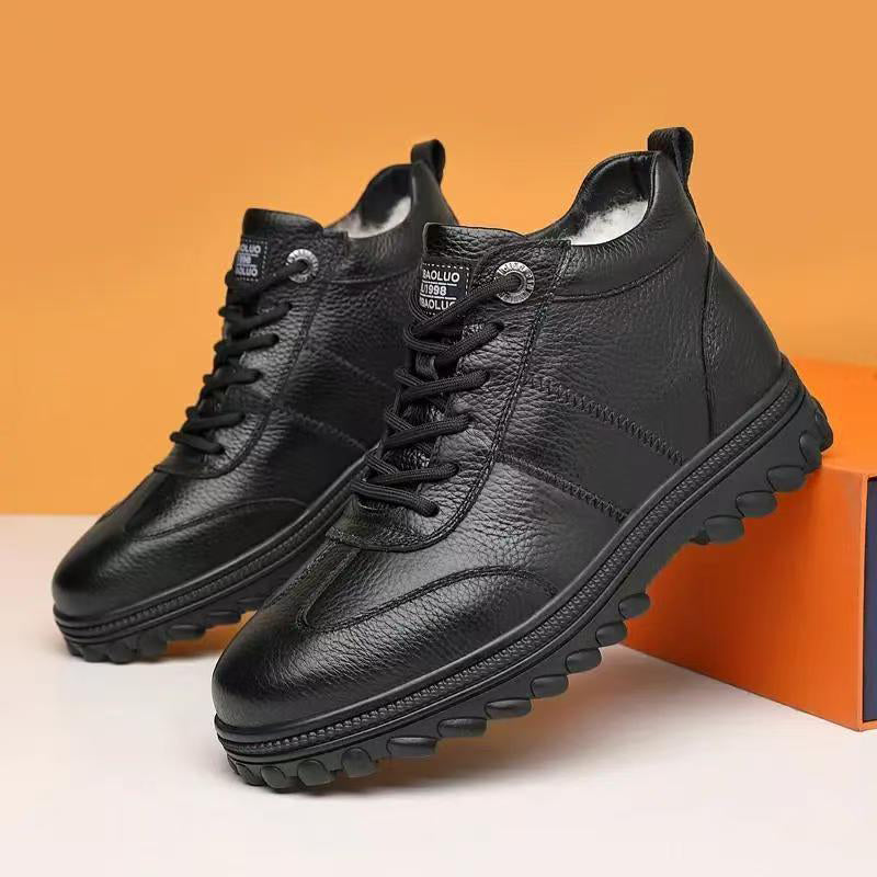 Men’s Warm Plush-Lined Shoes