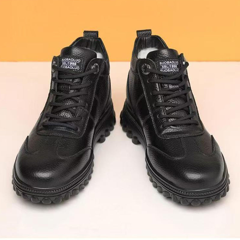 Men’s Warm Plush-Lined Shoes