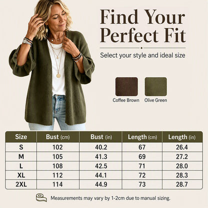 Women's Ruffle Sleeve Knit Cardigan