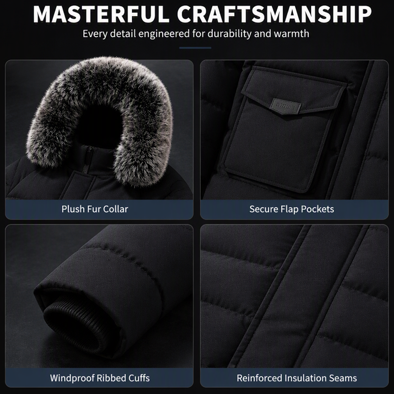 Men's Warm Padded Winter Coat