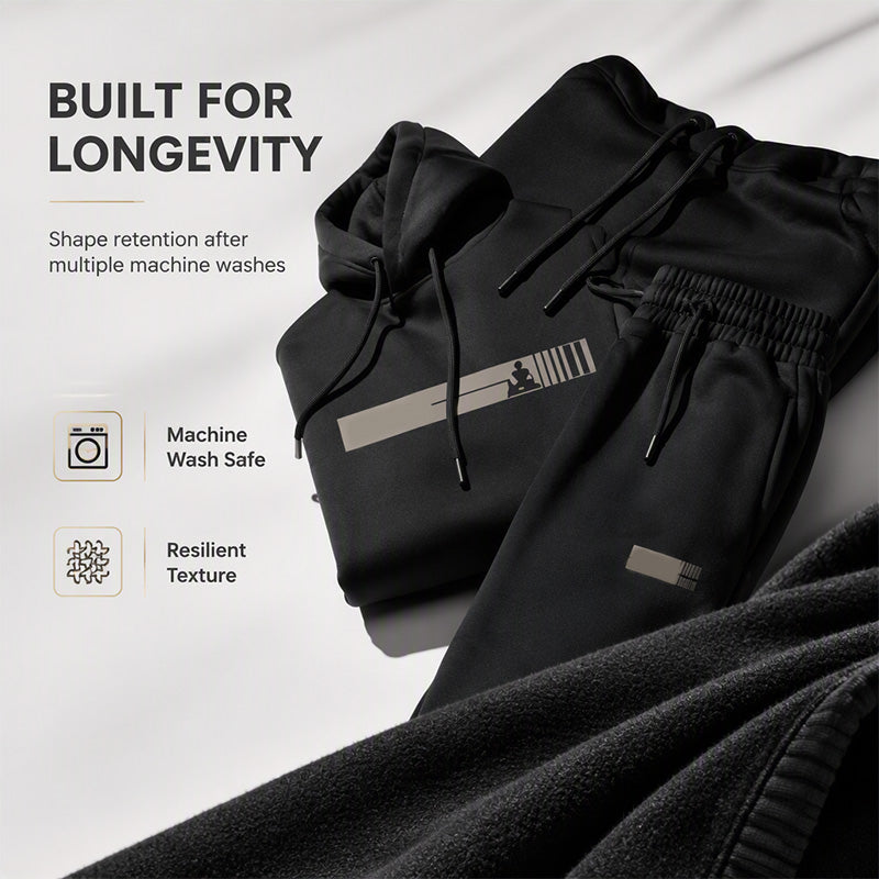 Men's Hooded Sweatshirt & Sweatpants 2-Piece Set