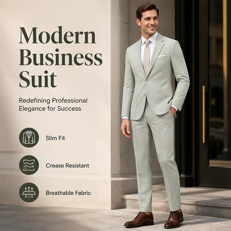 Men's Slim Fit 2-Piece Suit