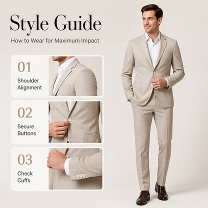 Men's Slim Fit 2-Piece Suit