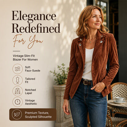 Women's Chic Lapel Slim Fit Jacket