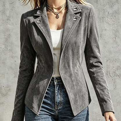 Women's Chic Lapel Slim Fit Jacket