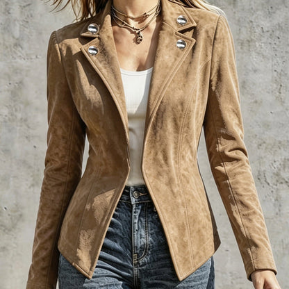 Women's Chic Lapel Slim Fit Jacket