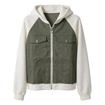 Women's Denim Patchwork Jacket
